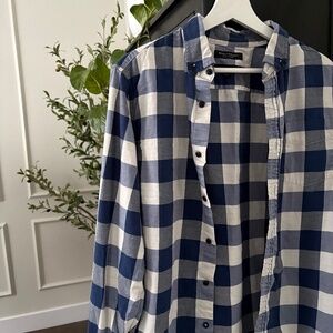 Plaid shirt slim fit Banana Republic